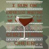 I Run On Espresso Martini And Christmas Cheer Ugly Sweater Legacy Tie Dye Trucker Hat
