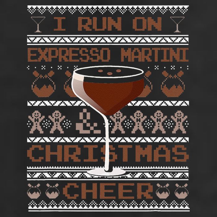I Run On Espresso Martini And Christmas Cheer Ugly Sweater 25L Jumbo Tote