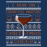 I Run On Espresso Martini And Christmas Cheer Ugly Sweater Infant Baby Jersey Bodysuit