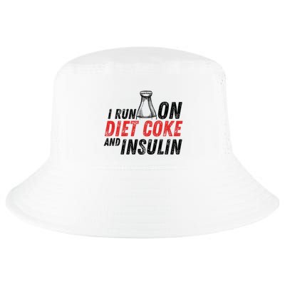 I Run On Diet Cok E And Insulin Cool Comfort Performance Bucket Hat