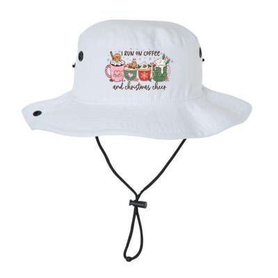 I Run On Coffee And Christmas Cheer Cute Holiday Bucket Hat