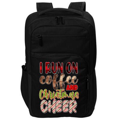 I Run On Coffee And Christmas Cheer Impact Tech Backpack