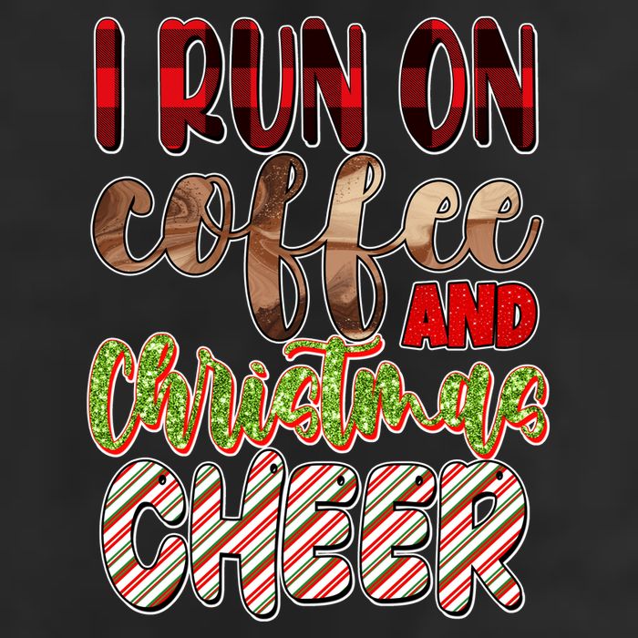 I Run On Coffee And Christmas Cheer 25L Jumbo Tote