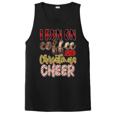 I Run On Coffee And Christmas Cheer PosiCharge Competitor Tank