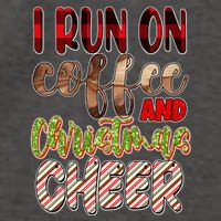 I Run On Coffee And Christmas Cheer Vector Backpack