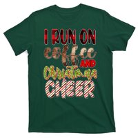 I Run On Coffee And Christmas Cheer T-Shirt