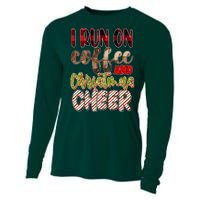 I Run On Coffee And Christmas Cheer Cooling Performance Long Sleeve Crew