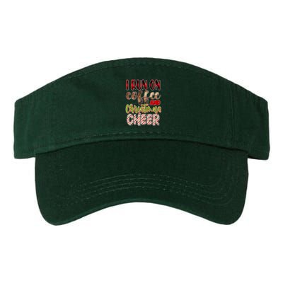 I Run On Coffee And Christmas Cheer Visor