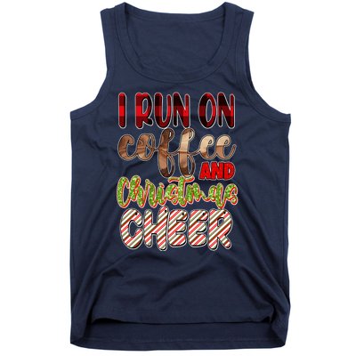 I Run On Coffee And Christmas Cheer Tank Top