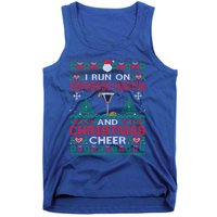 I Run On Espresso Martini And Christmas Cheer Ugly Sweater Gift Tank Top