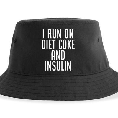 I Run On Diet Coke And Insulin Diabetes Awareness Sustainable Bucket Hat