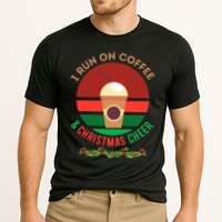 I Run On Coffee And Christmas Cheer Performance Shirt