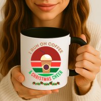 I Run On Coffee And Christmas Cheer Mug