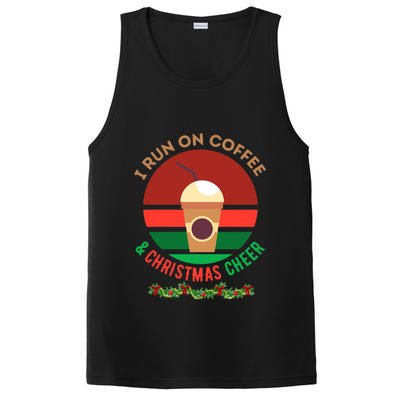 I Run On Coffee And Christmas Cheer PosiCharge Competitor Tank
