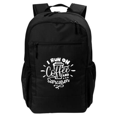 I Run On Coffee And Sarcasm Backpack