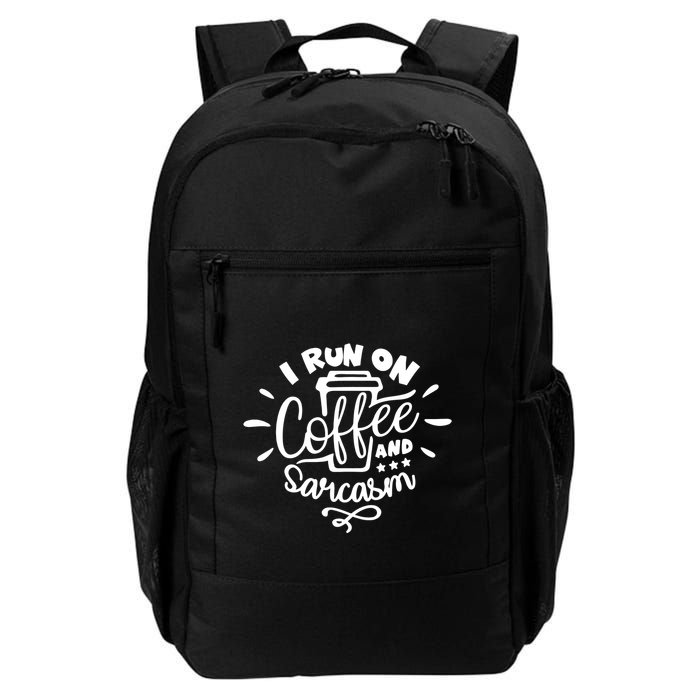 I Run On Coffee And Sarcasm Backpack