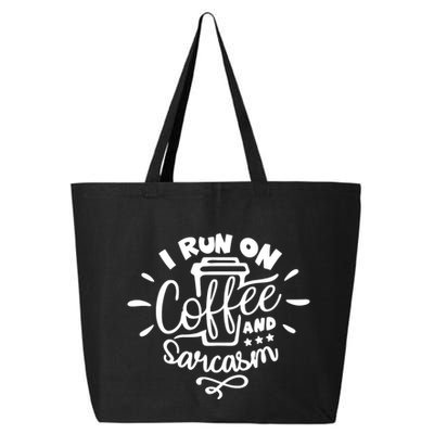 I Run On Coffee And Sarcasm 25L Jumbo Tote