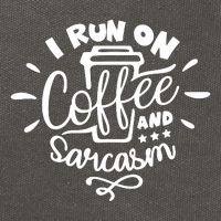 I Run On Coffee And Sarcasm Cotton Canvas Backpack