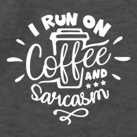 I Run On Coffee And Sarcasm Vector Backpack