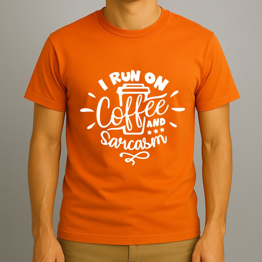 I Run On Coffee And Sarcasm T-Shirt