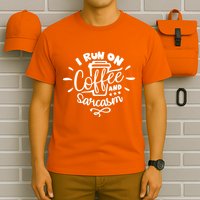 I Run On Coffee And Sarcasm T-Shirt