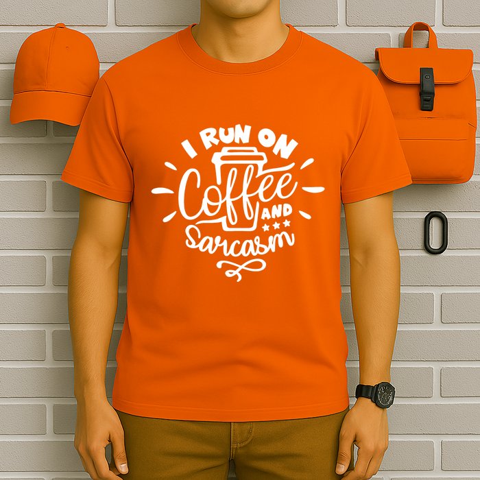 I Run On Coffee And Sarcasm T-Shirt