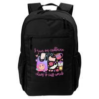 I Run On Caffeine Chaos And Cuss Words Backpack