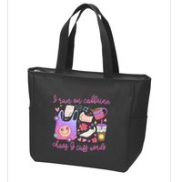 I Run On Caffeine Chaos And Cuss Words Zip Tote Bag