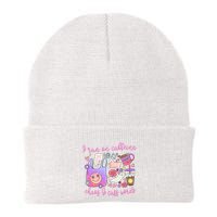 I Run On Caffeine Chaos And Cuss Words Beanie