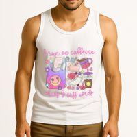 I Run On Caffeine Chaos And Cuss Words Tank Top
