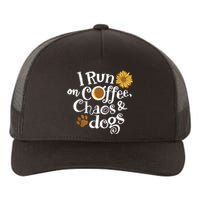 I Run On Coffee Chaos And Dogs Yupoong Adult 5-Panel Trucker Hat