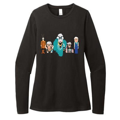 In Remembrance Of Iris Apfel Womens CVC Long Sleeve Shirt