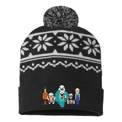 In Remembrance Of Iris Apfel USA-Made Snowflake Beanie