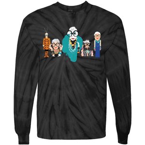 In Remembrance Of Iris Apfel Tie-Dye Long Sleeve Shirt