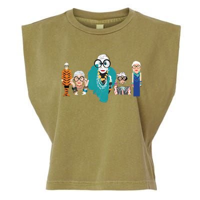 In Remembrance Of Iris Apfel Garment-Dyed Women's Muscle Tee