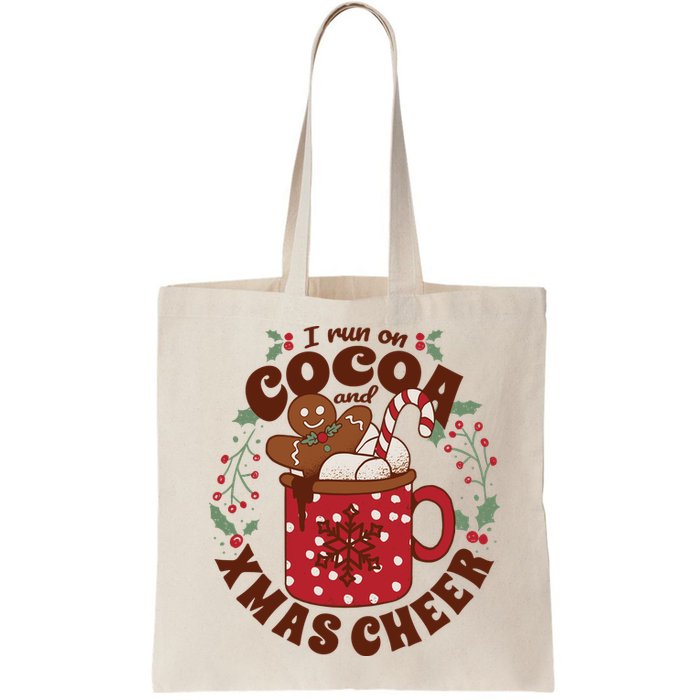 I Run On Cocoa And Xmas Cheer Holiday Christmas Bag