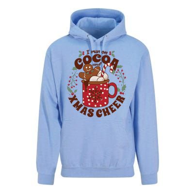 I Run On Cocoa And Xmas Cheer Holiday Christmas Unisex Surf Hoodie