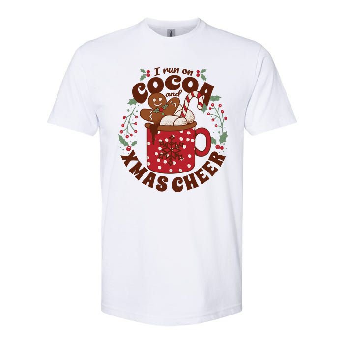 I Run On Cocoa And Xmas Cheer Holiday Christmas Softstyle CVC T-Shirt