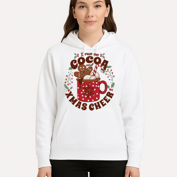 I Run On Cocoa And Xmas Cheer Holiday Christmas Hoodie