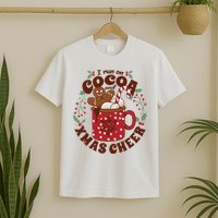 I Run On Cocoa And Xmas Cheer Holiday Christmas T-Shirt