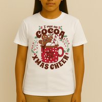I Run On Cocoa And Xmas Cheer Holiday Christmas T-Shirt