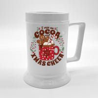 I Run On Cocoa And Xmas Cheer Holiday Christmas Beer Stein