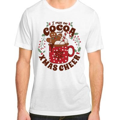 I Run On Cocoa And Xmas Cheer Holiday Christmas Adult ChromaSoft Performance T-Shirt