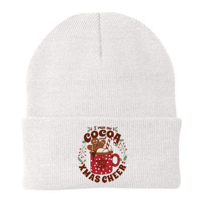 I Run On Cocoa And Xmas Cheer Holiday Christmas Beanie