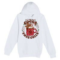 I Run On Cocoa And Xmas Cheer Holiday Christmas Premium Pullover Hoodie