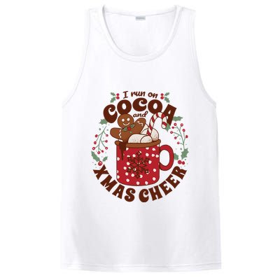 I Run On Cocoa And Xmas Cheer Holiday Christmas PosiCharge Competitor Tank