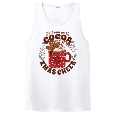 I Run On Cocoa And Xmas Cheer Holiday Christmas PosiCharge Competitor Tank