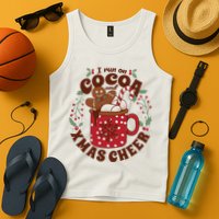 I Run On Cocoa And Xmas Cheer Holiday Christmas Tank Top