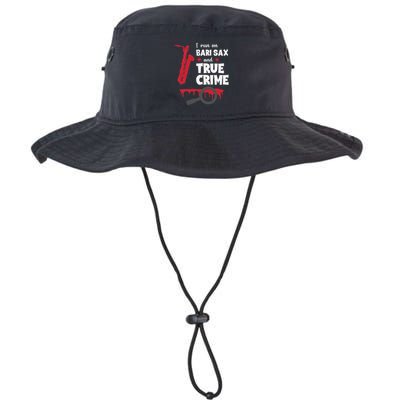 I Run On Bari Sax And True Crime Baritone Saxophonist Bucket Hat