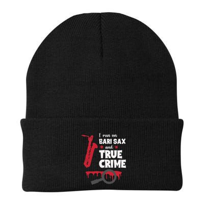 I Run On Bari Sax And True Crime Baritone Saxophonist Beanie